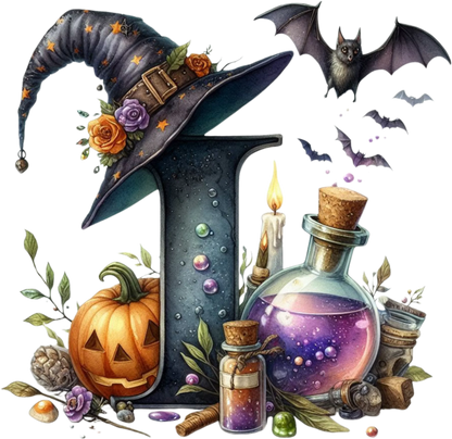 Halloween Bügelbild ABC für kleine Halloween Fans Bild_9