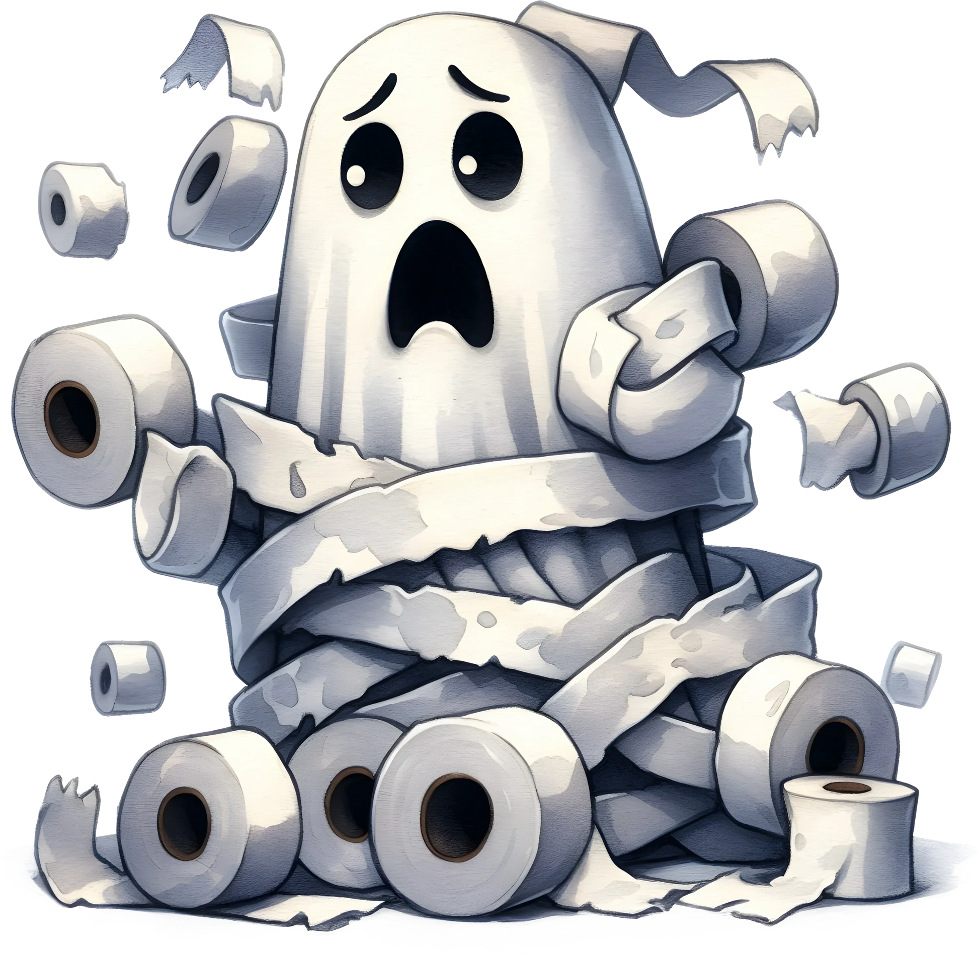 Halloween Sticker Geister – Gruselige & süße Geist-Motive Bild_1