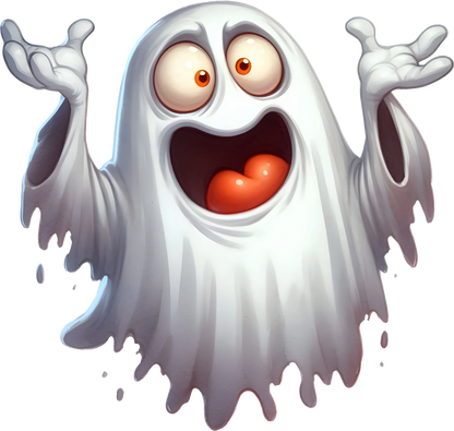 Halloween Sticker Geister – Gruselige & süße Geist-Motive Bild_8