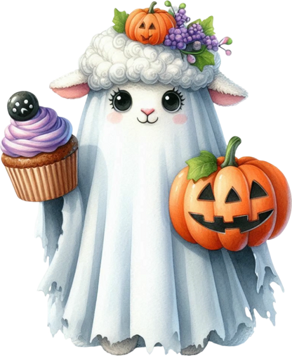 Halloween Bügelbild niedliche Tiere Bild_16