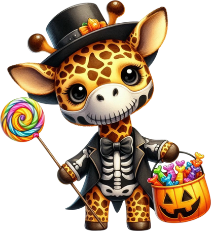 Halloween Bügelbild niedliche Tiere Bild_18