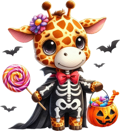 Halloween Bügelbild niedliche Tiere Bild_19