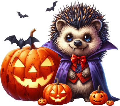 Halloween Bügelbild niedliche Tiere Bild_21