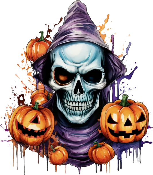 Halloween Bügelbild Monster - gruselig und hochwertig Bild_1