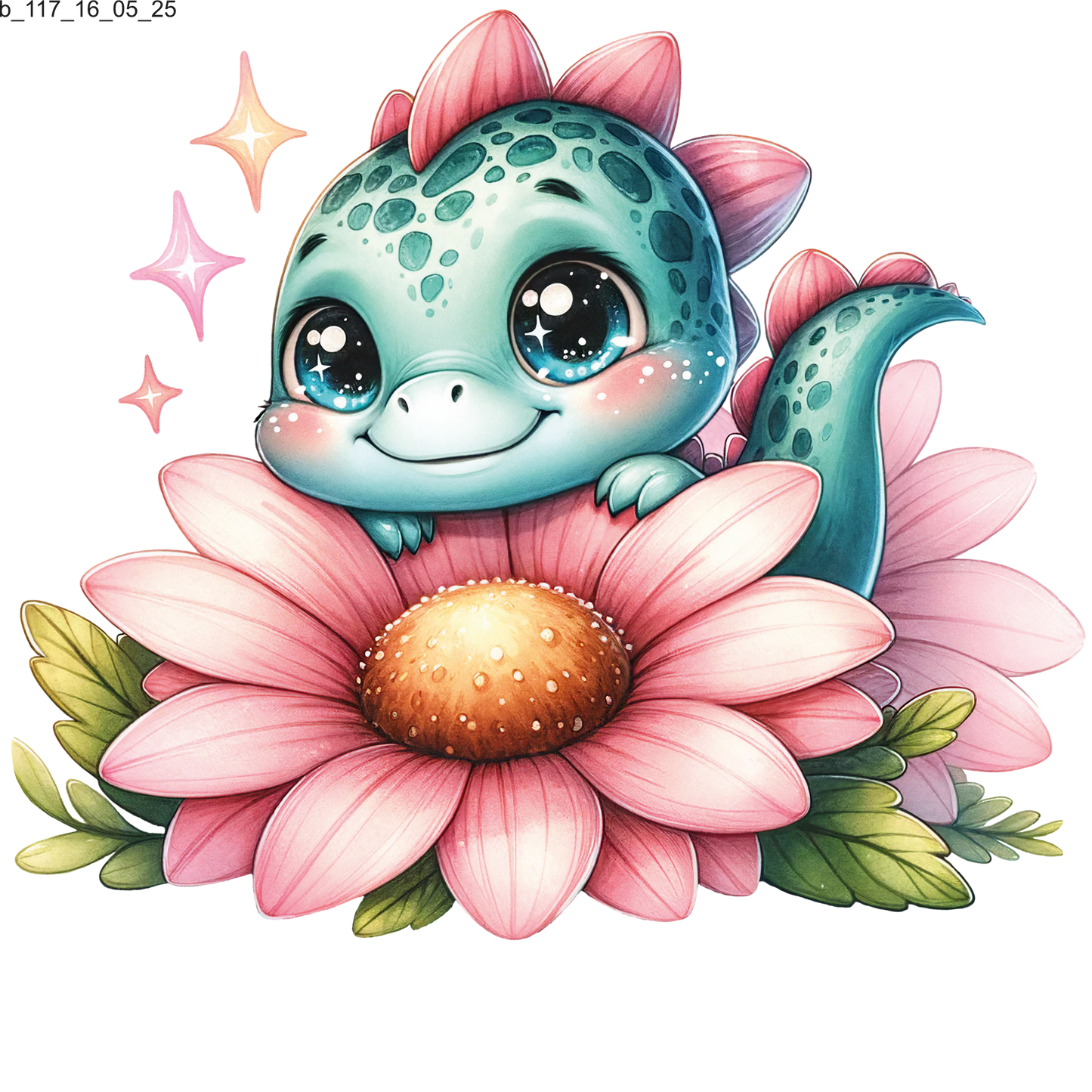 Bügelbild Dino Babys