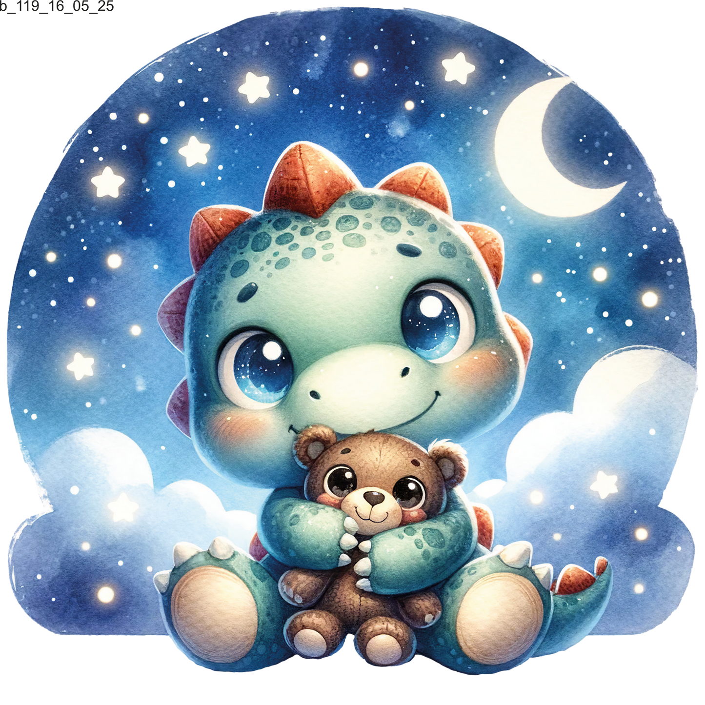 Bügelbild Dino Babys
