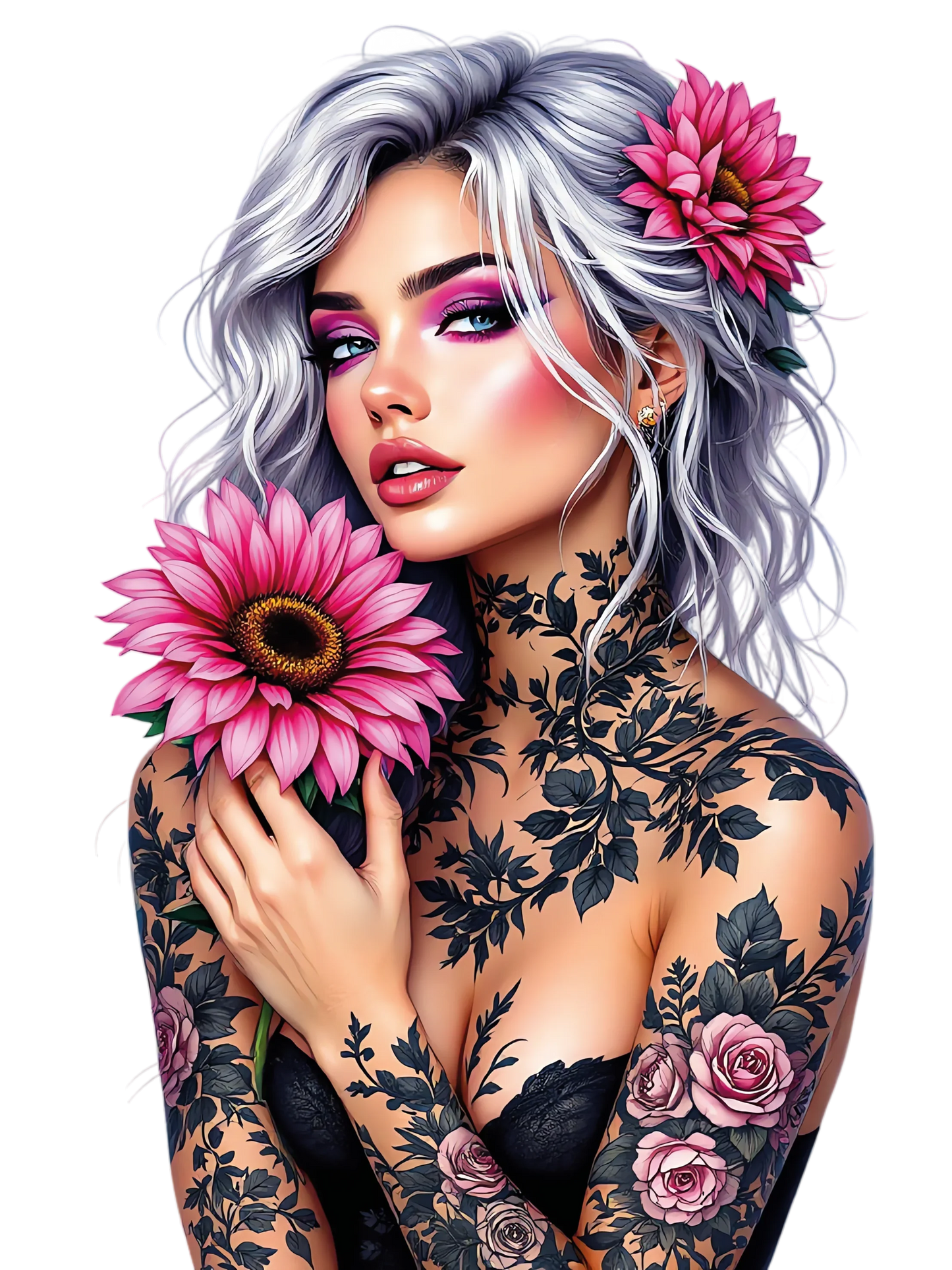 Bügelbild modische Frauen – robuste Premium-Folie Bild_3