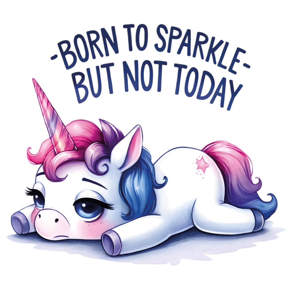 Sticker Einhorn Sprüche