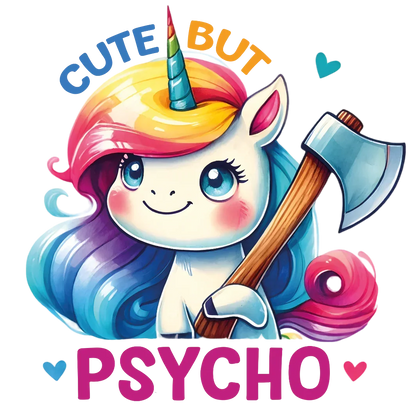 Bügelbild Einhorn Sprüche robuste Premium-Folie Bild_2