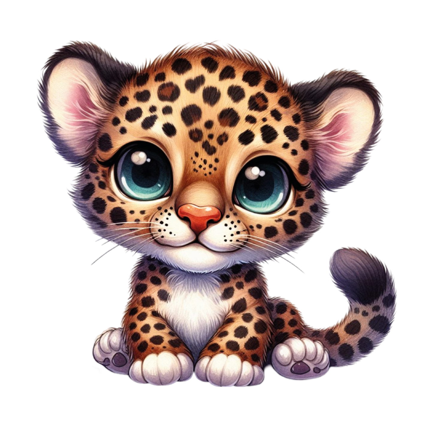 Bügelbild Baby Leopard | Leo