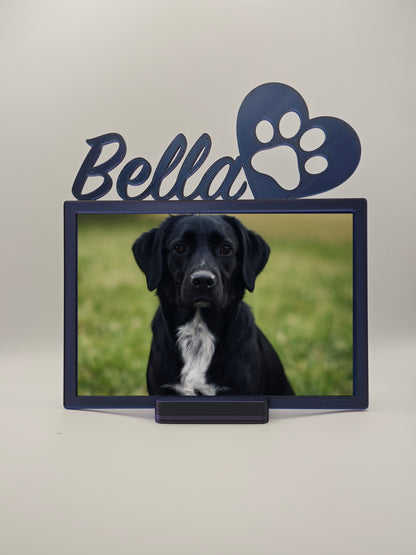 Personalisierter 3D Druck Bilderrahmen mit Namen & Symbolen