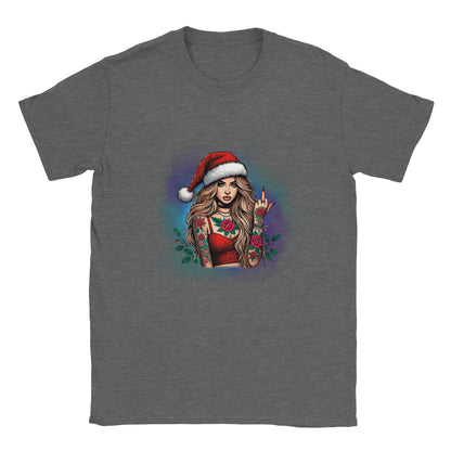 Klassisches T-Shirt tätowierte Frau - Magic Miracle Design