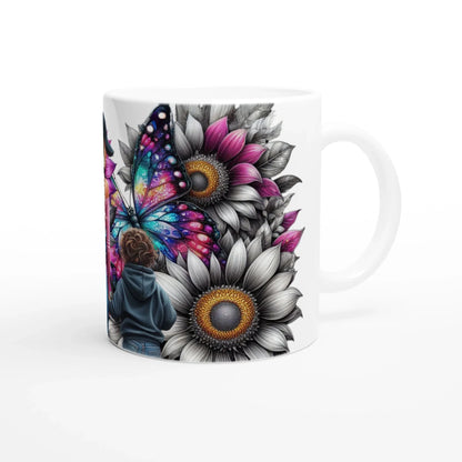 Keramiktasse Mutter und Sohn