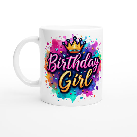 Keramiktasse Birthday Girl Krone - Magic Miracle Design