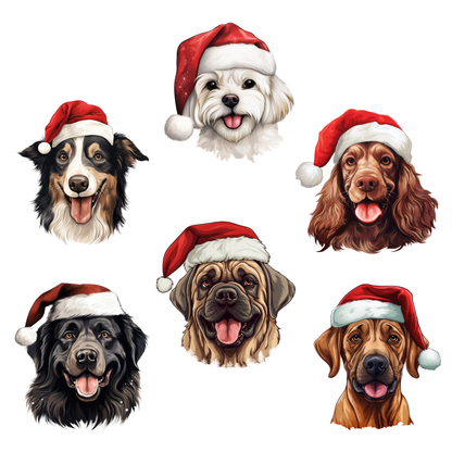 Bügelbilder Weihnachten Hunde 3 - Magic Miracle Design