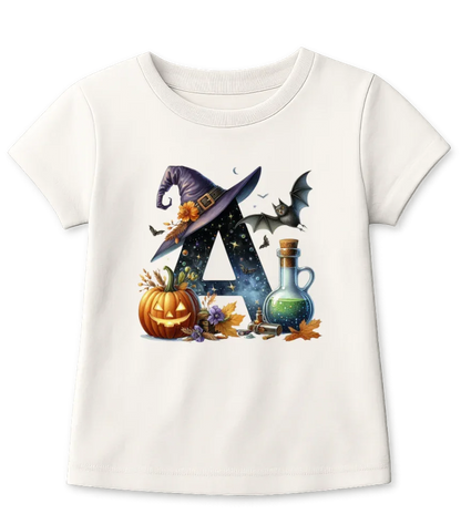 Halloween Bügelbild ABC für kleine Halloween Fans