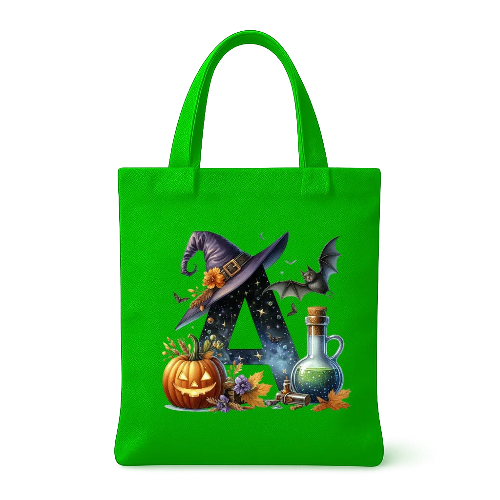 Halloween Bügelbild ABC für kleine Halloween Fans