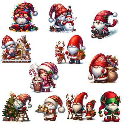 Bügelbilder Weihnachten Gnome_2 - Magic Miracle Design
